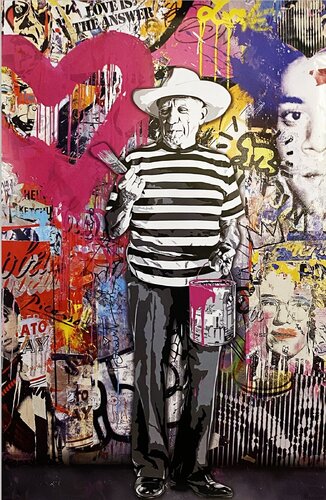 Picasso van Mr. Brainwash, Afdruk te koop op Singulart