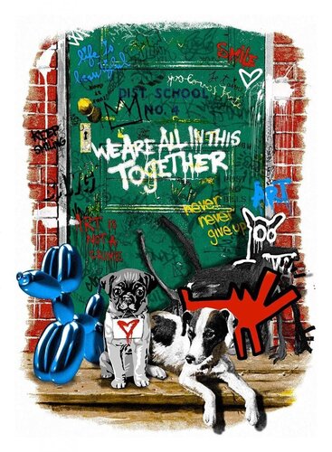 Artists' Best Friend van Mr. Brainwash, Afdruk te koop op Singulart