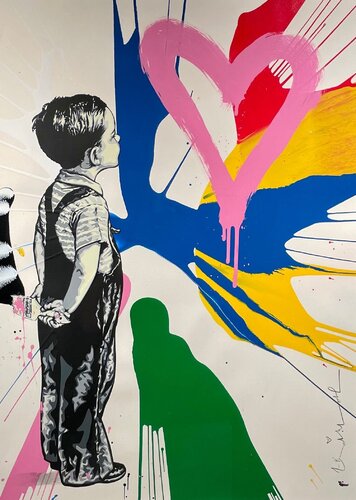 With All My Love van Mr. Brainwash, Schilderij te koop op Singulart