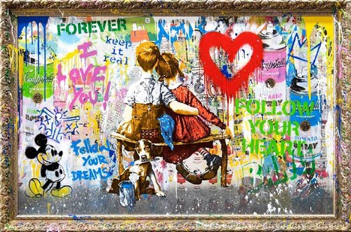 Work Well Together van Mr. Brainwash, Andere media te koop op Singulart