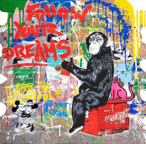 Everyday Life van Mr. Brainwash, Schilderij te koop op Singulart