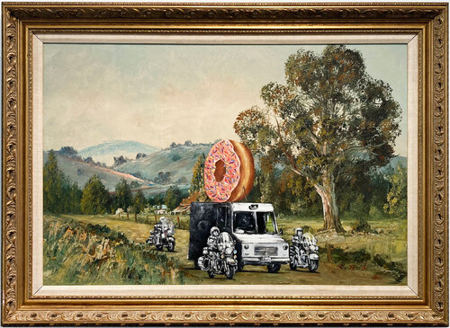 Glazed Motorcade van Mr. Brainwash, Schilderij te koop op Singulart