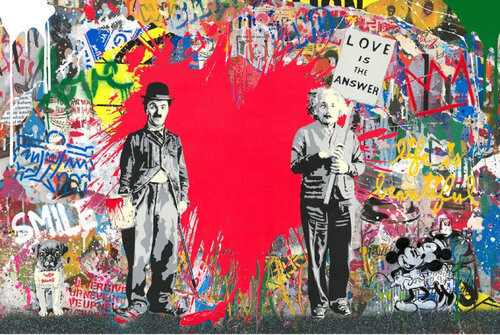 Juxtapose van Mr. Brainwash, Schilderij te koop op Singulart