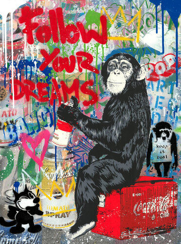 Everyday Life van Mr. Brainwash, Werk op papier te koop op Singulart