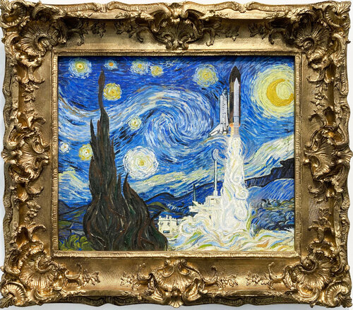 Starry Launch van Mr. Brainwash, Andere media te koop op Singulart