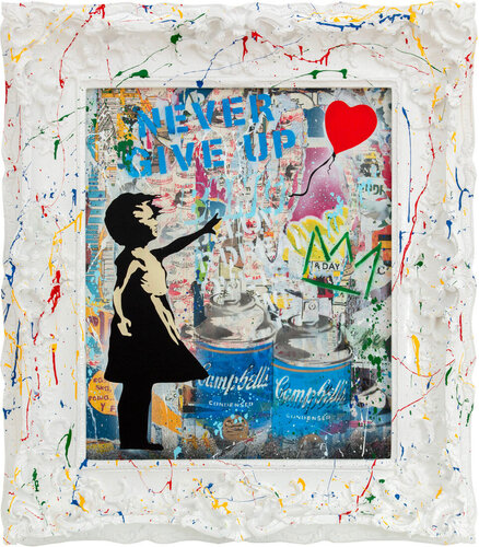 Balloon Girl van Mr. Brainwash, Schilderij te koop op Singulart
