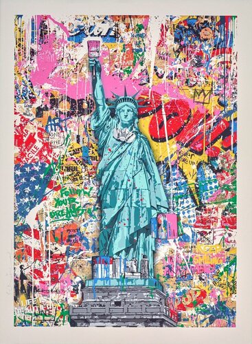 Liberty '22 van Mr. Brainwash, Afdruk te koop op Singulart