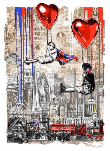 Love is in the Air, London van Mr. Brainwash, Afdruk te koop op Singulart