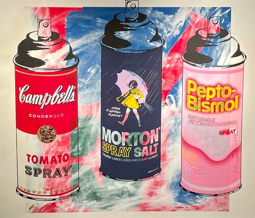 Spray Cans van Mr. Brainwash, Schilderij te koop op Singulart