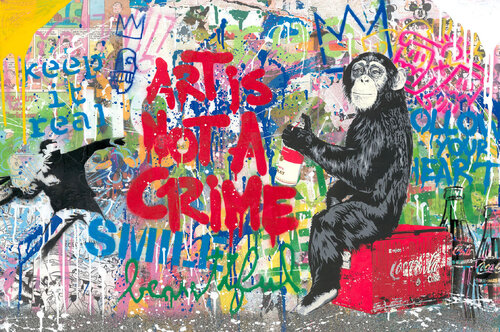 Everyday life van Mr. Brainwash, Werk op papier te koop op Singulart