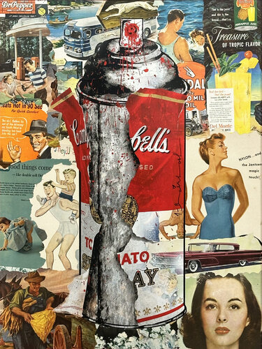 Campbell Mr Pepper van Mr. Brainwash, Schilderij te koop op Singulart