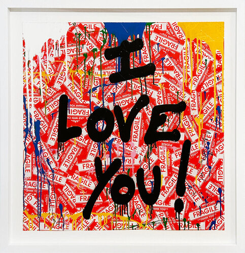 I Love You van Mr. Brainwash, Andere media te koop op Singulart