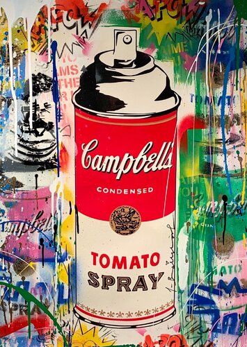 Tomato Spray van Mr. Brainwash, Schilderij te koop op Singulart