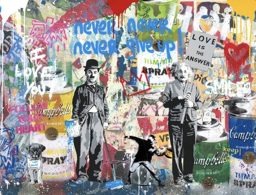 Juxtapose van Mr. Brainwash, Andere media te koop op Singulart