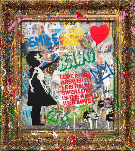 Balloon Girl van Mr. Brainwash, Andere media te koop op Singulart