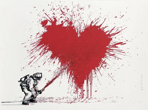 Heart van Mr. Brainwash, Afdruk te koop op Singulart