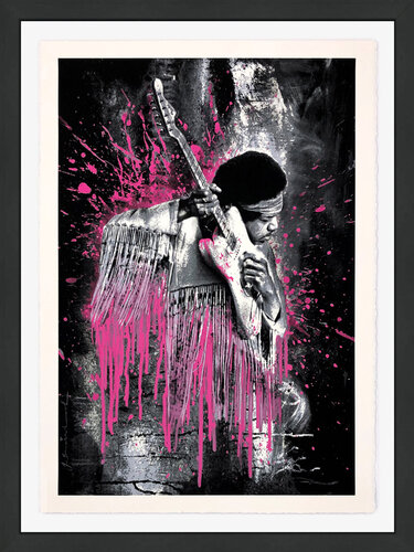 JIMI (PINK) van Mr. Brainwash, Afdruk te koop op Singulart