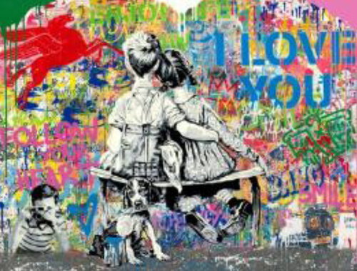 Work Well Together van Mr. Brainwash, Andere media te koop op Singulart