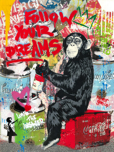 Everyday Life van Mr. Brainwash, Schilderij te koop op Singulart