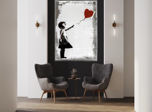 Balloon Girl (Cement) van Mr. Brainwash, Schilderij te koop op Singulart