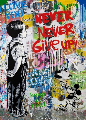 With All My Love van Mr. Brainwash, Schilderij te koop op Singulart