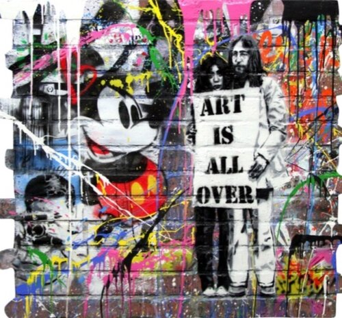 Art is all over van Mr. Brainwash, Andere media te koop op Singulart
