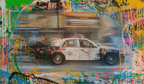 Metro Polisa, Unique van Mr. Brainwash, Andere media te koop op Singulart