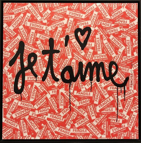 Je T'Aime van Mr. Brainwash, Andere media te koop op Singulart