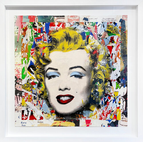 Monroe POPfolio - Collage van Mr. Brainwash, Andere media te koop op Singulart