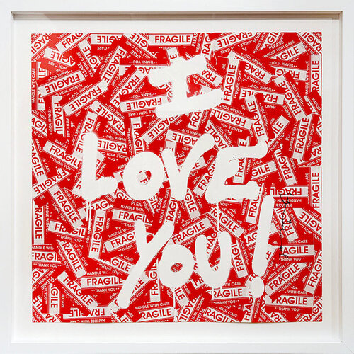 I Love You van Mr. Brainwash, Andere media te koop op Singulart