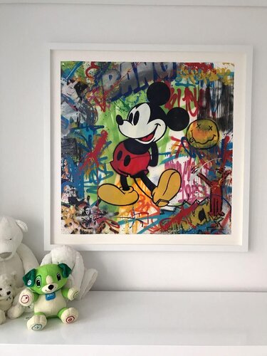 Mickey Mouse van Mr. Brainwash, Schilderij te koop op Singulart