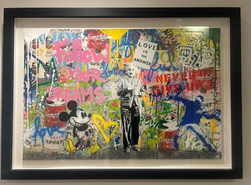 Einstein van Mr. Brainwash, Schilderij te koop op Singulart