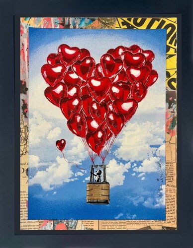 Love above all van Mr. Brainwash, Andere media te koop op Singulart