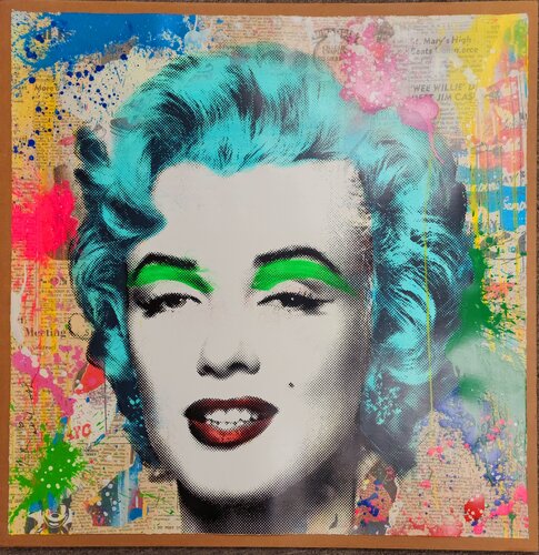 Marilyn Monroe van Mr. Brainwash, Werk op papier te koop op Singulart