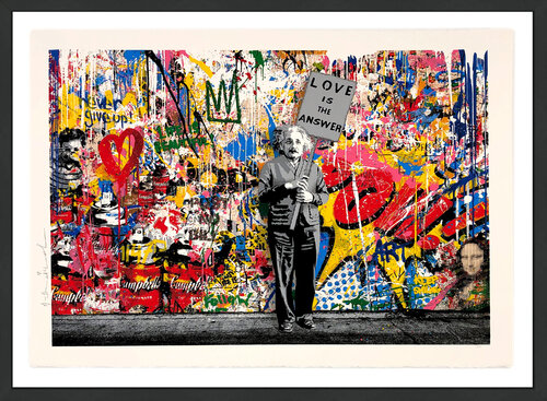 M=BW² - COLLAGE van Mr. Brainwash, Afdruk te koop op Singulart
