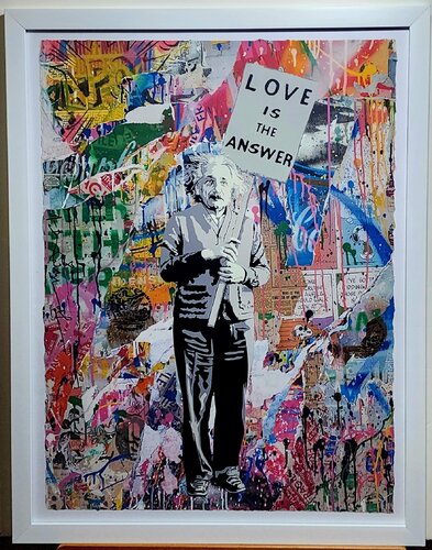 Einstein van Mr. Brainwash, Andere media te koop op Singulart