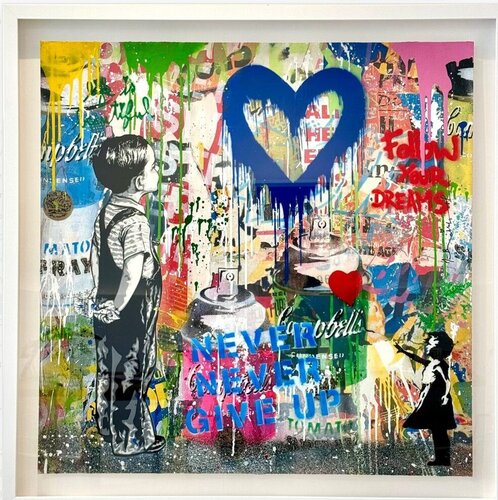 With All My Love van Mr. Brainwash, Schilderij te koop op Singulart