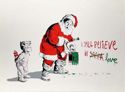 I Still Believe in Love  van Mr. Brainwash, Afdruk te koop op Singulart