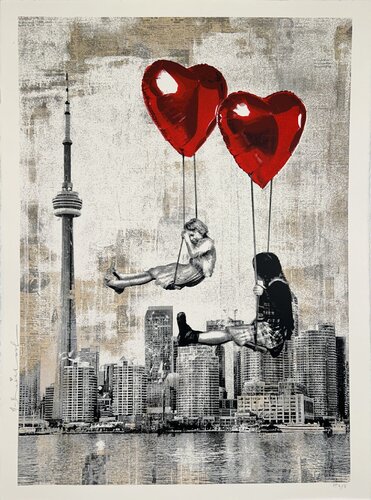 Love Is In the Air (Toronto)  by Mr. Brainwash, Print for Sale on Singulart
