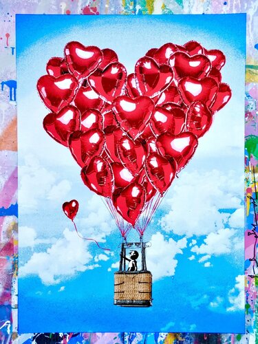Love Above All van Mr. Brainwash, Andere media te koop op Singulart