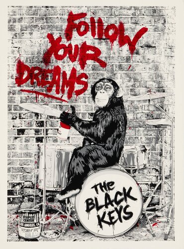 Follow Your Dreams di Mr. Brainwash, Stampa in vendita su Singulart