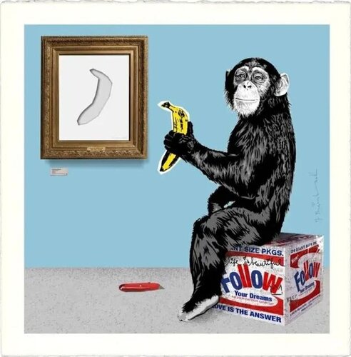 BANANAPPÉTIT von Mr. Brainwash, Druck kaufen auf Singulart