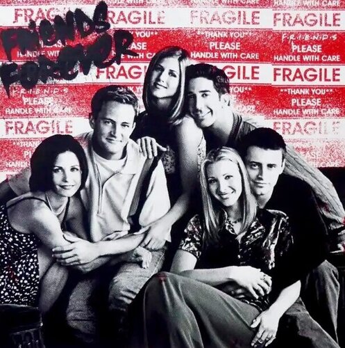 I'LL BE THERE FOR YOU (Friends Forever) van Mr. Brainwash, Afdruk te koop op Singulart