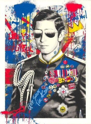 Long Live The King de Mr. Brainwash, Impresión a la venta en Singulart