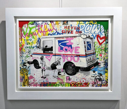 Special Delivery, 2022 van Mr. Brainwash, Werk op papier te koop op Singulart