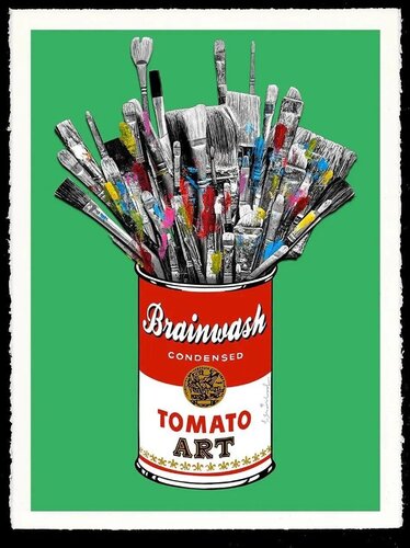 TOMATO POP GREEN by Mr. Brainwash, Print for Sale on Singulart