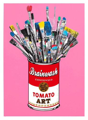 Tomato Pop (Pink) by Mr. Brainwash, Print for Sale on Singulart