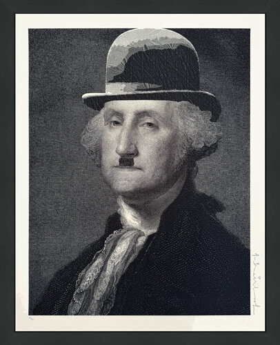 President's Day - Chaplin, Screen Print, Street Art, Signed Edition of 50 by Mr. Brainwash, Print for Sale on Singulart