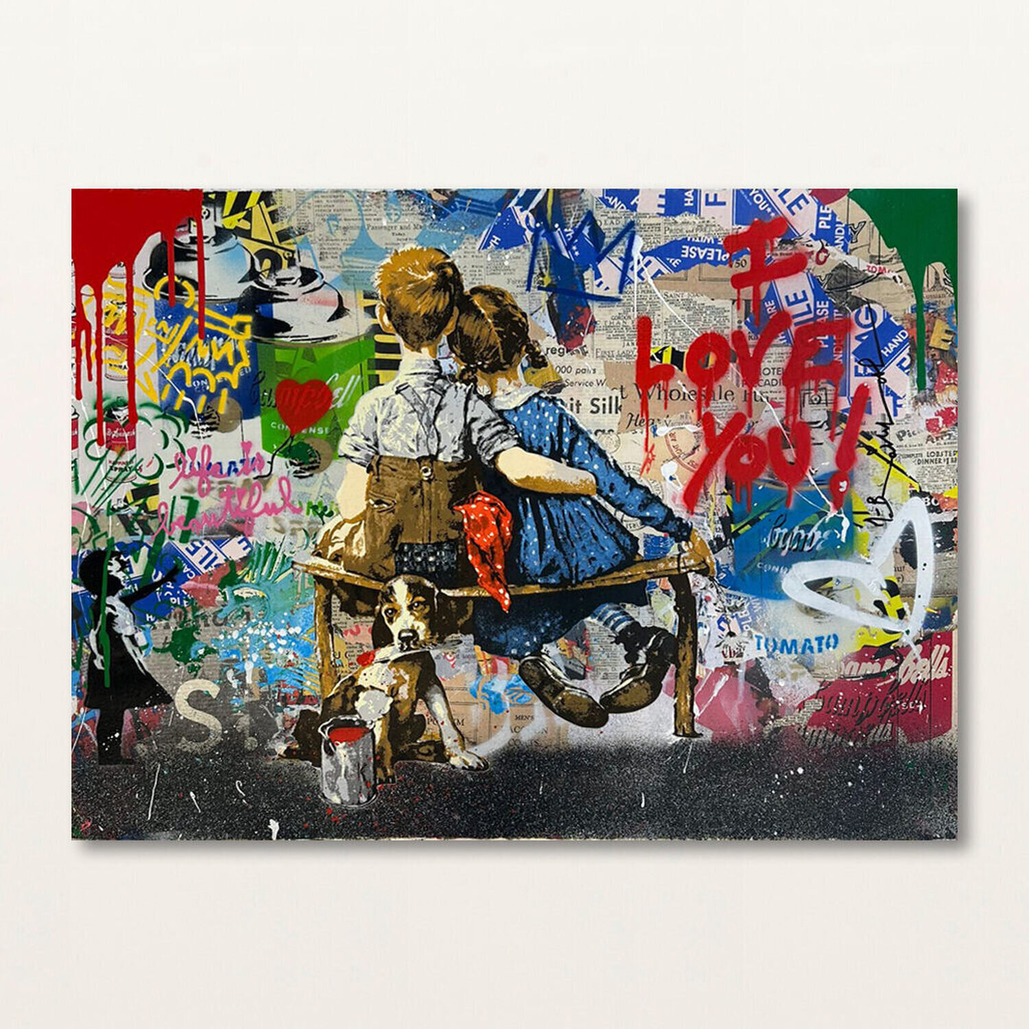 Work Well Together Mr. Brainwash Print for sale