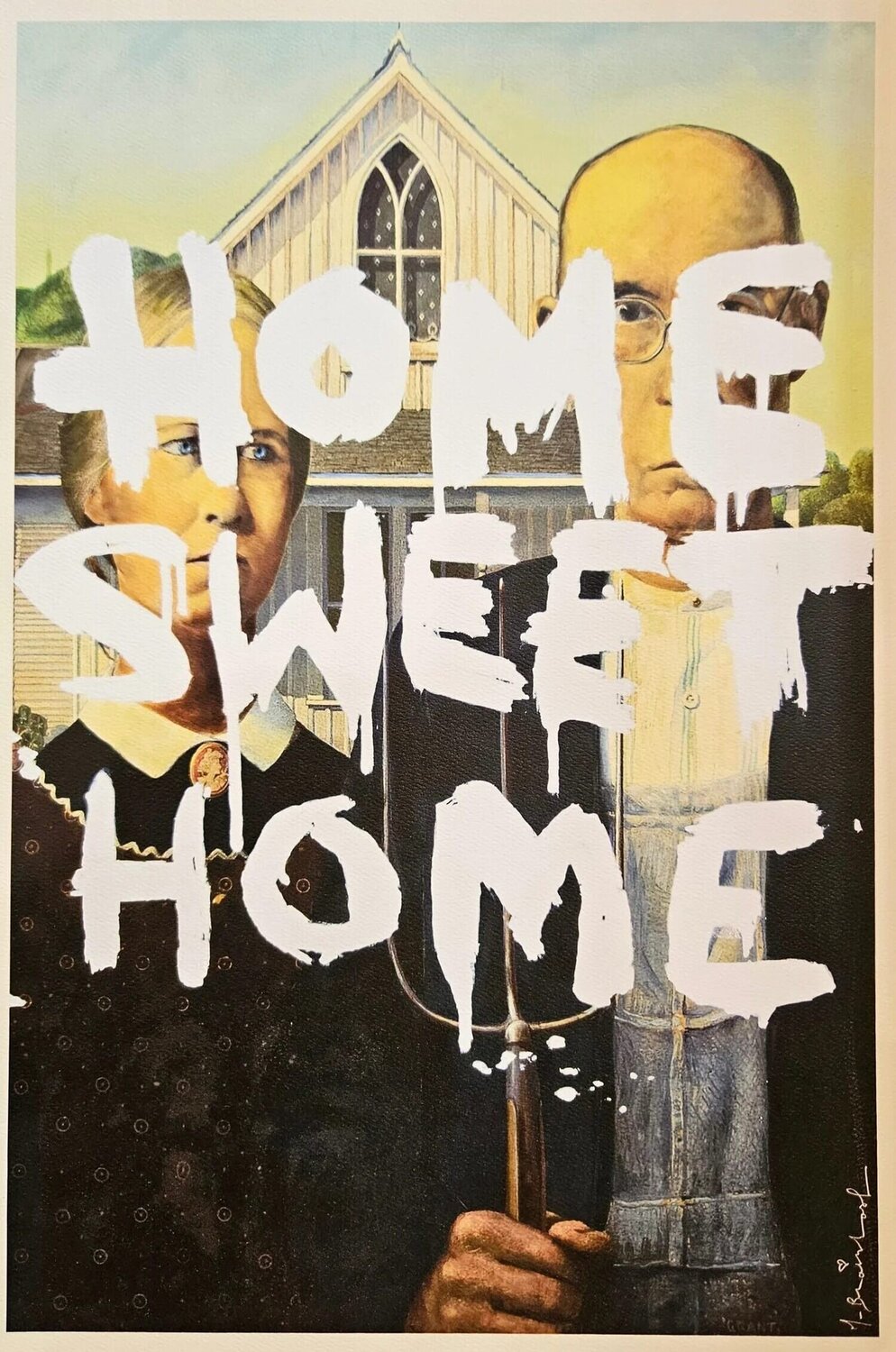 Home Sweet Home Mr. Brainwash Stampa in vendita